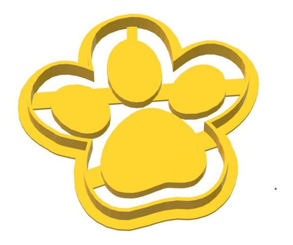 Cortante Huella Pata Garra Cachorro 7 X 7.5 Cms Ancho C0074 0 Cortante Huella Pata Garra Cachorro 7 X 7.5 Cms Ancho C0074 0