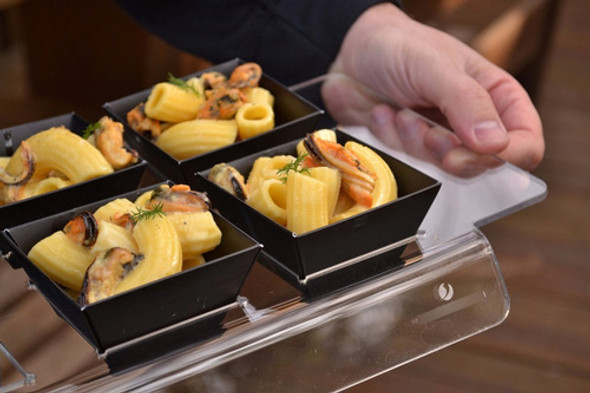 100 Cazuelas Cuadradas Chicas Para Degustación Ajidiseño 1