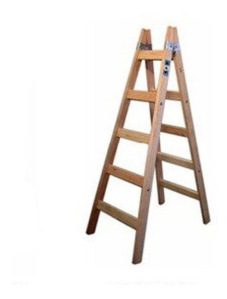 Escalera De Madera Salinga De 5 Escalones Modelo Pintor Ryf 1