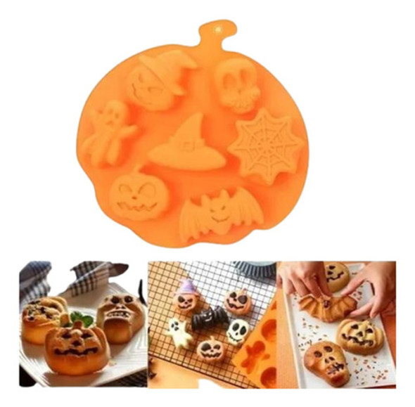 Molde Silicona Especial Halloween Para Jabones, Velas, Etc. 0