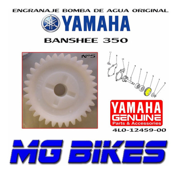 Engranaje Bomba De Agua Banshee 350 Original Mg Bikes 1