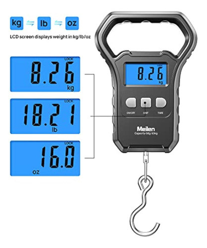 Meilen - Báscula De Equipaje De 110 Libras/110.2 1