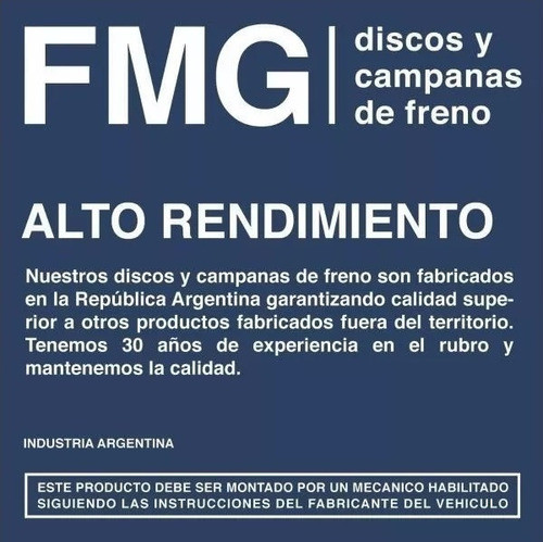 2 Discos De Freno Para Renault Master 1998/2000 Del. 6a 1