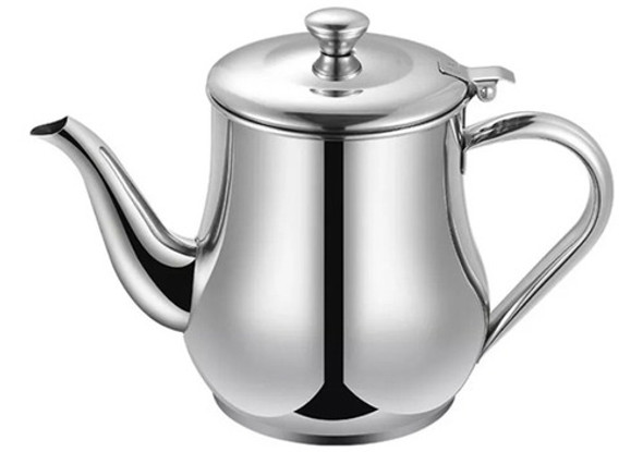 Tetera 500 Ml 2 Personas De Acero Inox Con Asa Acero Y Tapa 0 Tetera 500 Ml 2 Personas De Acero Inox Con Asa Acero Y Tapa 0