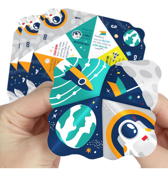 Juegos De Cumpleaños Con Cohete Espacial, 12 Unidades 0