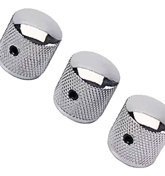 Pack X3 Cool Parts Pkm01 Perillas Metalicas P/ Guitarra Bajo 0 Pack X3 Cool Parts Pkm01 Perillas Metalicas P/ Guitarra Bajo 0