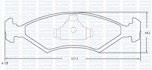 Pastilla Freno Ford Sierra Escort Todos Hasta 94´ 1
