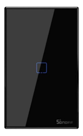 Sonoff Interruptor De Pared 1 Boton Wifi Rf Negro Macrotec 0