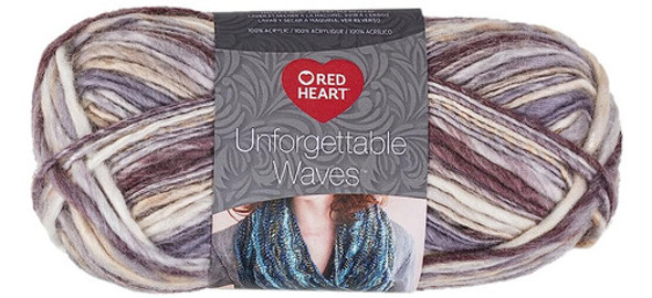 Red Heart Unforgettable Waves Yarn, Sprices, Each, Spruces 0