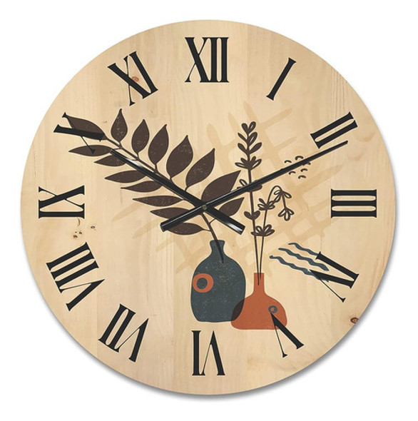 Designq 'ancient Boho Art Minimalistic Flowers I' Modern Woo 0 Designq 'ancient Boho Art Minimalistic Flowers I' Modern Woo 0