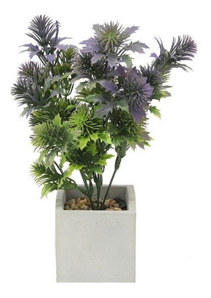 Maceta Decorativa Con Planta Artificial (mcc5104) 0