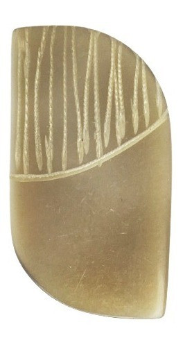 Lote 4 Botones Vintage Beige 5,5 X 3 Cm P/ Tapado Abrigo 1