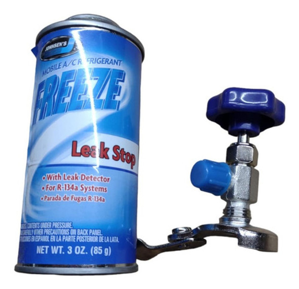 Sellador De Fugas A/c Metal Y Goma +  Valvula Llave De Carga 1