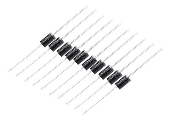 1n4007  Diodo Axial Rectificador 1a 1000v  Pack X 100 0