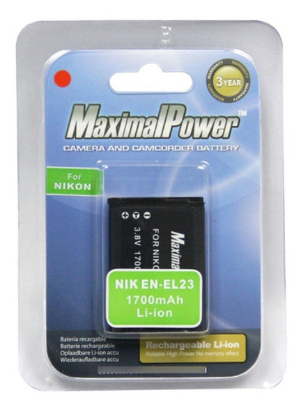 Batería En-el23  Para Cámara Nikon  P600 S810 P900 Ph Ventas 1