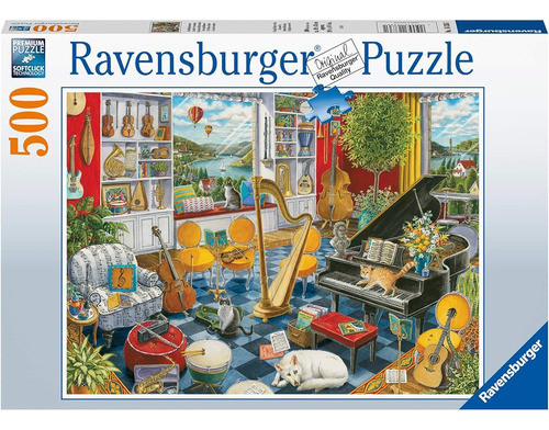 Ravensburger The Music Room 500 Piece Jigsaw Puzzle Para Adu 1