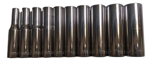 Juego 10 Tubos Largos Hex 4 A 13mm Enc. 1/4 Kd Tools 0