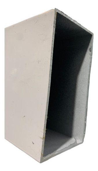 Perfil De Aluminio Tubo 100x50mm Natural - Largo X 6 Mts. 0 Perfil De Aluminio Tubo 100x50mm Natural - Largo X 6 Mts. 0