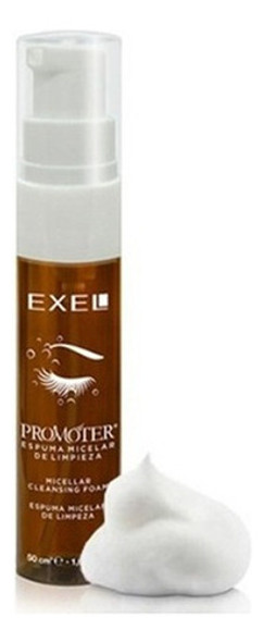 Promoter Exel Espuma De Limpieza Pestañas Ojos Micelar X50ml 0