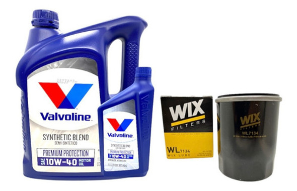 Kit Service Aceite Valvoline 10w40 Y Filtro Honda Crv 2.4 0