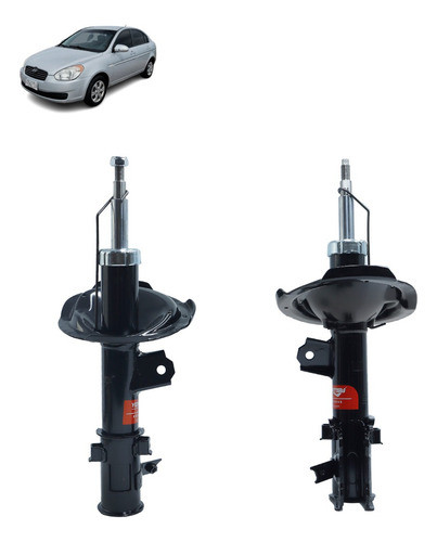 Kit Amortiguadores Delanteros Gas Hyundai Accent 2006-2011 0