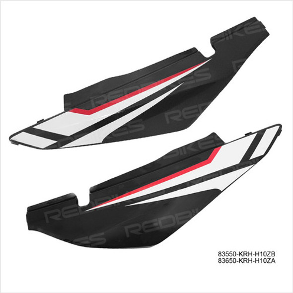 Cacha Lateral Honda Xr 150 Rally Original Negra Juego P1 0 Cacha Lateral Honda Xr 150 Rally Original Negra Juego P1 0