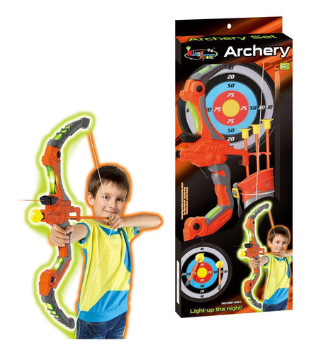 Arco Y Flecha Tiro Al Blanco Ballesta Niños Infantil Juguete 0