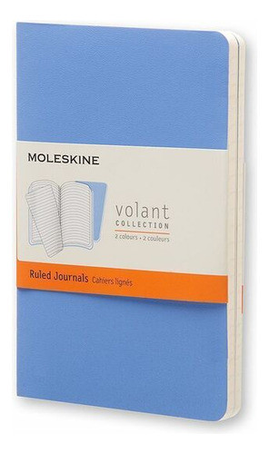 Set De Cuadernos Moleskine - X2 Pocket Azul Rayado 0