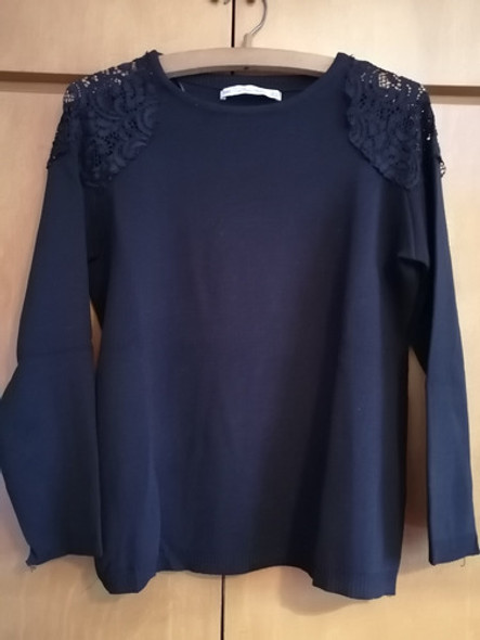 Sweater Zara Con Encaje En Hombros S 0 Sweater Zara Con Encaje En Hombros S 0