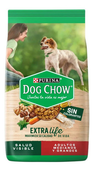 Dog Chow Perro Adulto Sin Colorantes X 21 Kg - Happy Tails 0