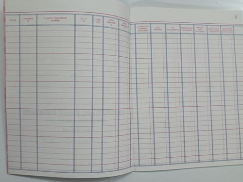 Libro Iva Ventas Rab 2291/ch Tapa Flexible 29 Folios Bordo 1