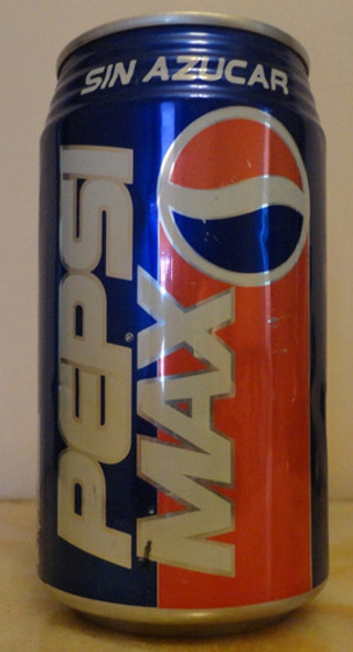 Lata Pepsi Max Andre Agassi 350ml Chile Vacía 1