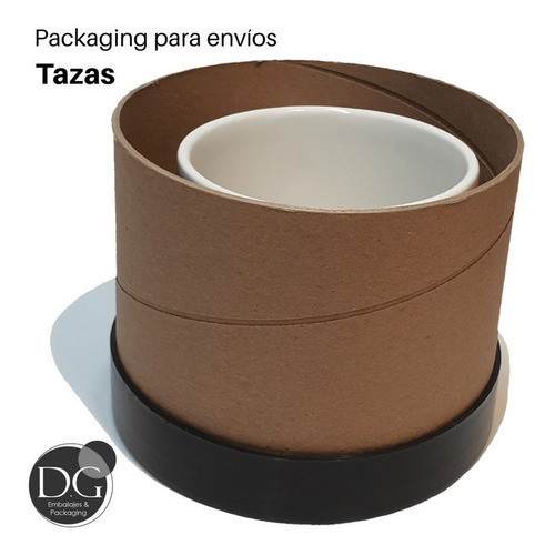 5b 10cm X125mm Tubos Carton Tapas Plasticas X1u 1
