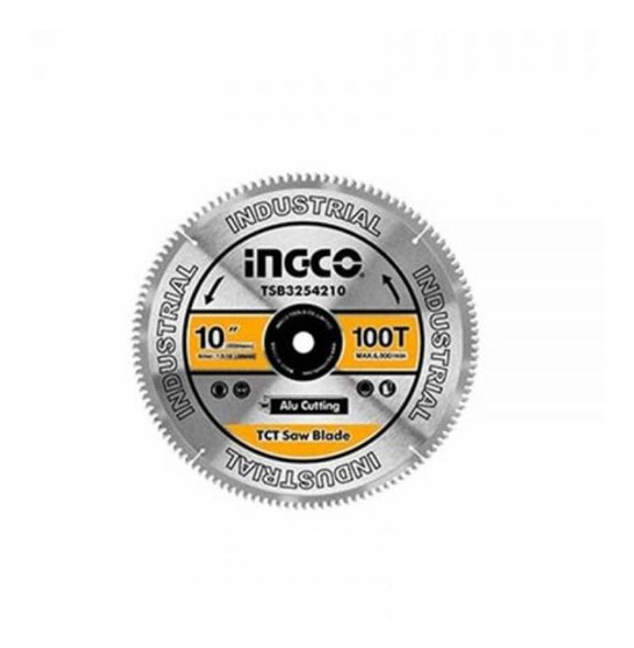 Hoja Disco De Sierra P/aluminio 10 100 Dientes Ingco - Ynter 0