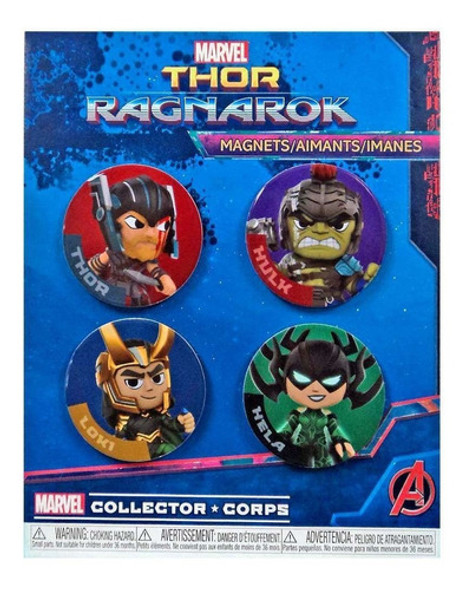 Set De 4 Imanes Heladera | Thor Hulk | Funko Pop! | Marvel 0 Set De 4 Imanes Heladera | Thor Hulk | Funko Pop! | Marvel 0