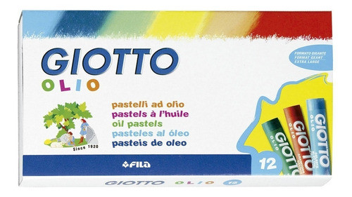 Crayon Al Olio Giotto X 12 (oleo) 0