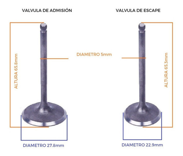 Corven Expert 150 Valvula Admision Y Escape 1