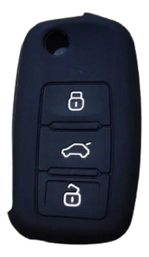 Funda Silicona Vw 3 Botones Bora Vento Passat Suran Amarok 0