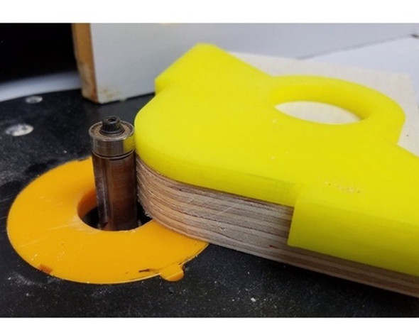 Plantilla Curva Para Fresadora Tupi Router 7/16¨ Carpinteria 1