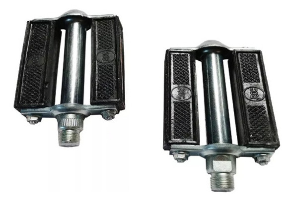 Pedales Para Bicicleta Retro Vintage Resina Y Acero 0