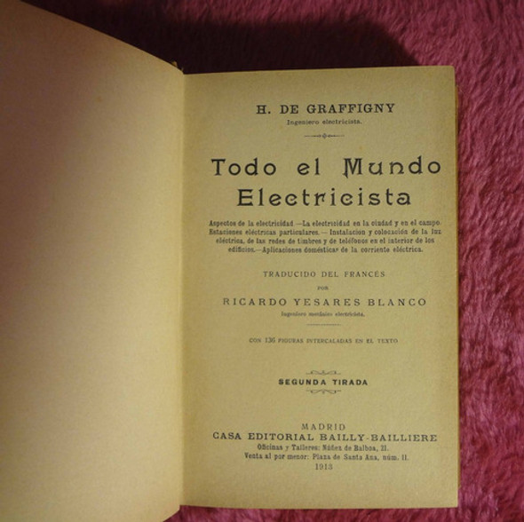 Todo El Mundo Electricista De H. De Graffigny 1
