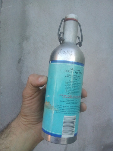 B-antigua Lata Vacia Cerveza Aviador 6,5 Diam X 22,7 Alto 1