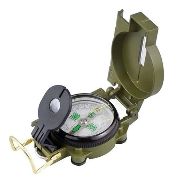 Brujula Polivalente Uso Militar Metal Supervivencia Camping 0