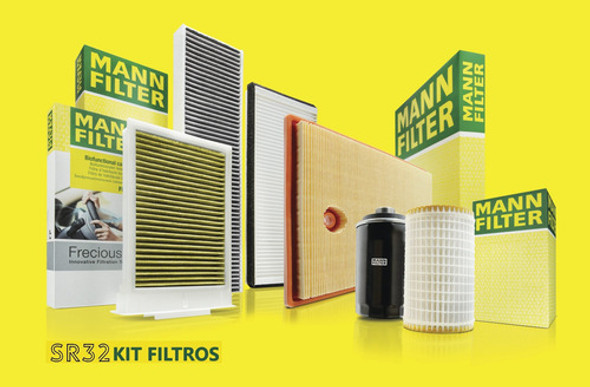 Kit Filtros Ford F4000 Cummins Isf 2.8 Mann 1