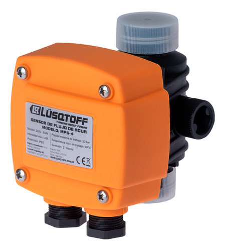 Sensor De Flujo Agua Automático Lusqtoff Control Bomba Mps-4 0