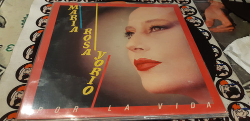 Maria Rosa Yorio Por La Vida Lp Vinilo Argentina Promo Inser 0