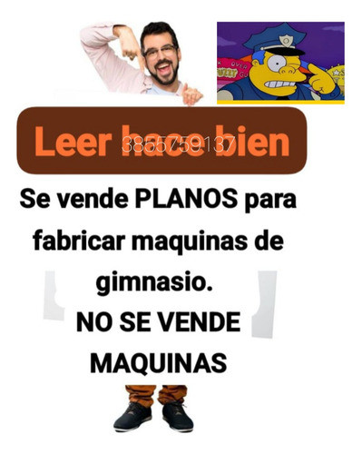 Plano Para Fabricar Maq De Gym. Sillon Cuadriceps Convergent 1