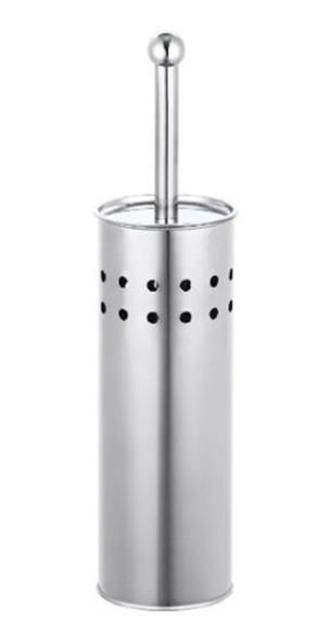 Escobilla Cepillo Acero Inoxidable P/ Limpiar Baño Con Tapa 0