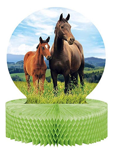 Creativo Conversión De Wild Horse Centerpiece. 1 Ct, Multico 0