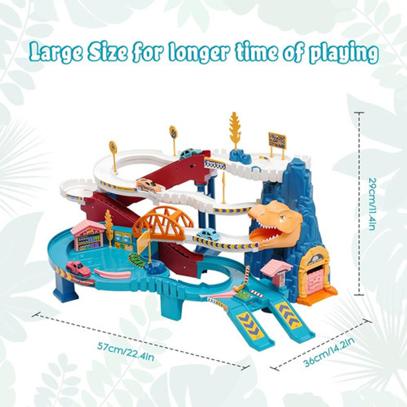 ~? Race Track Toys For Kids Car Adventure Toy Dinosaur Climb 1